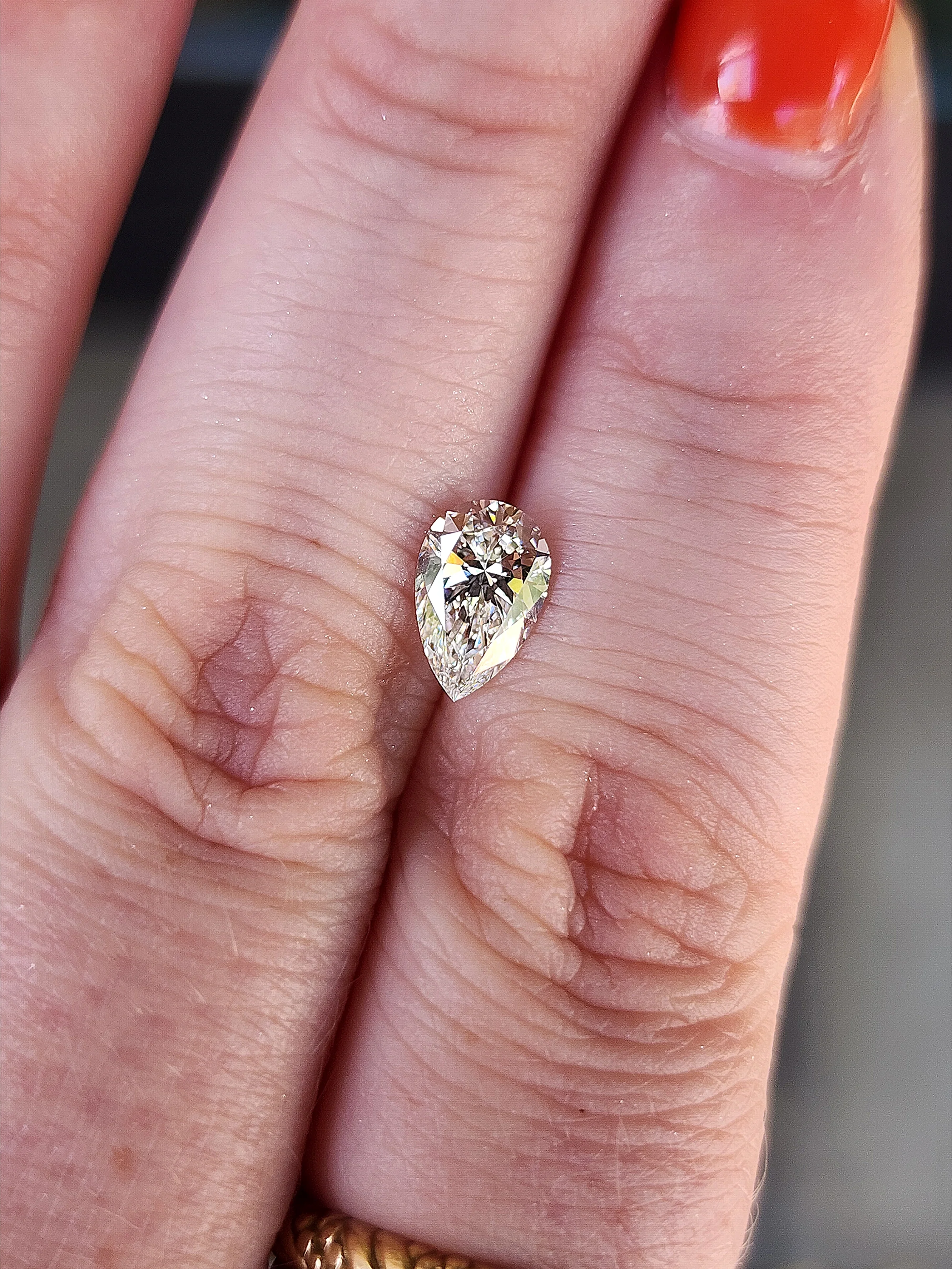 1.01ct Pear Lab Diamond G/VS1 - Image 2