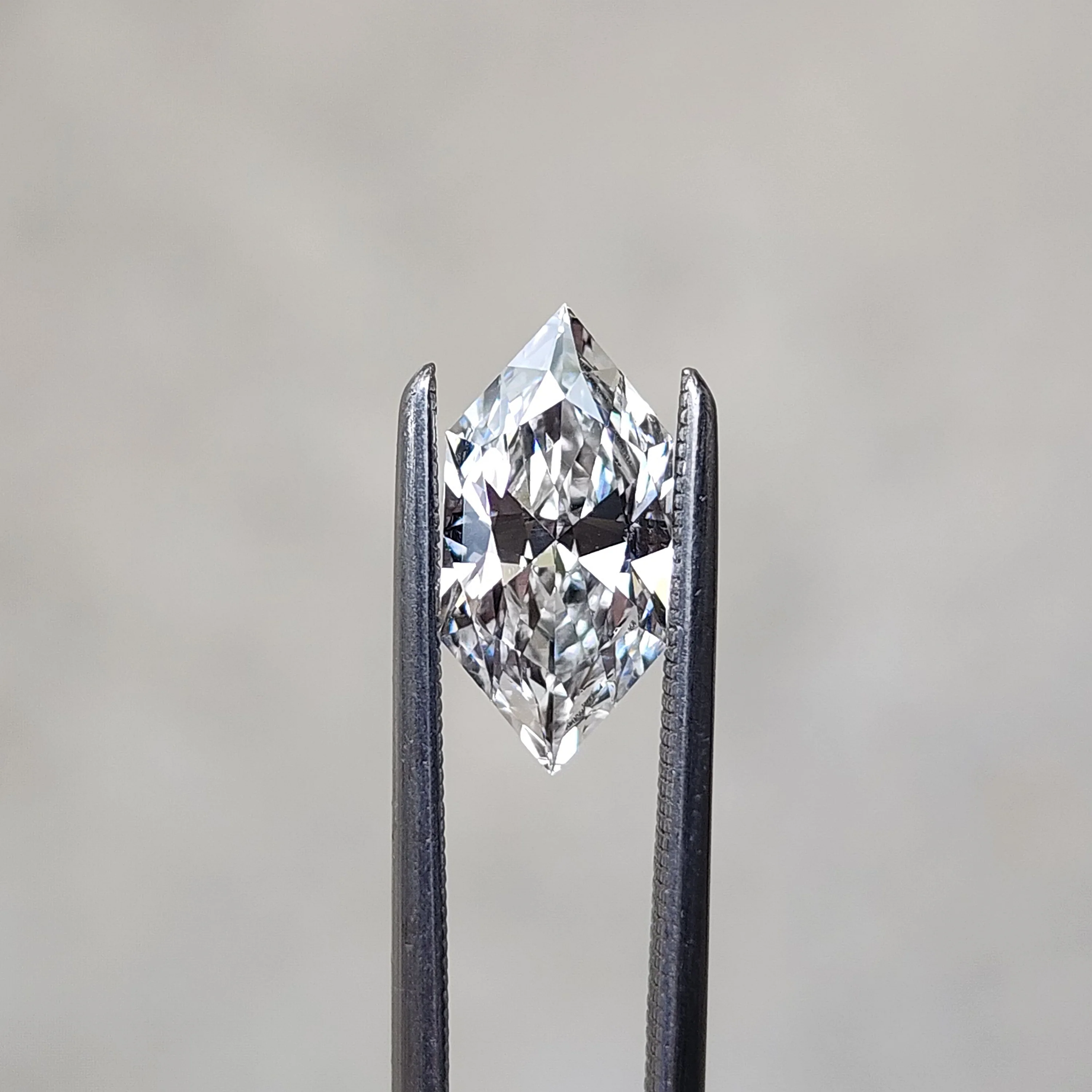 1.27ct Duchess Cut Elongated Hexagon Lab Diamond E/VVS2