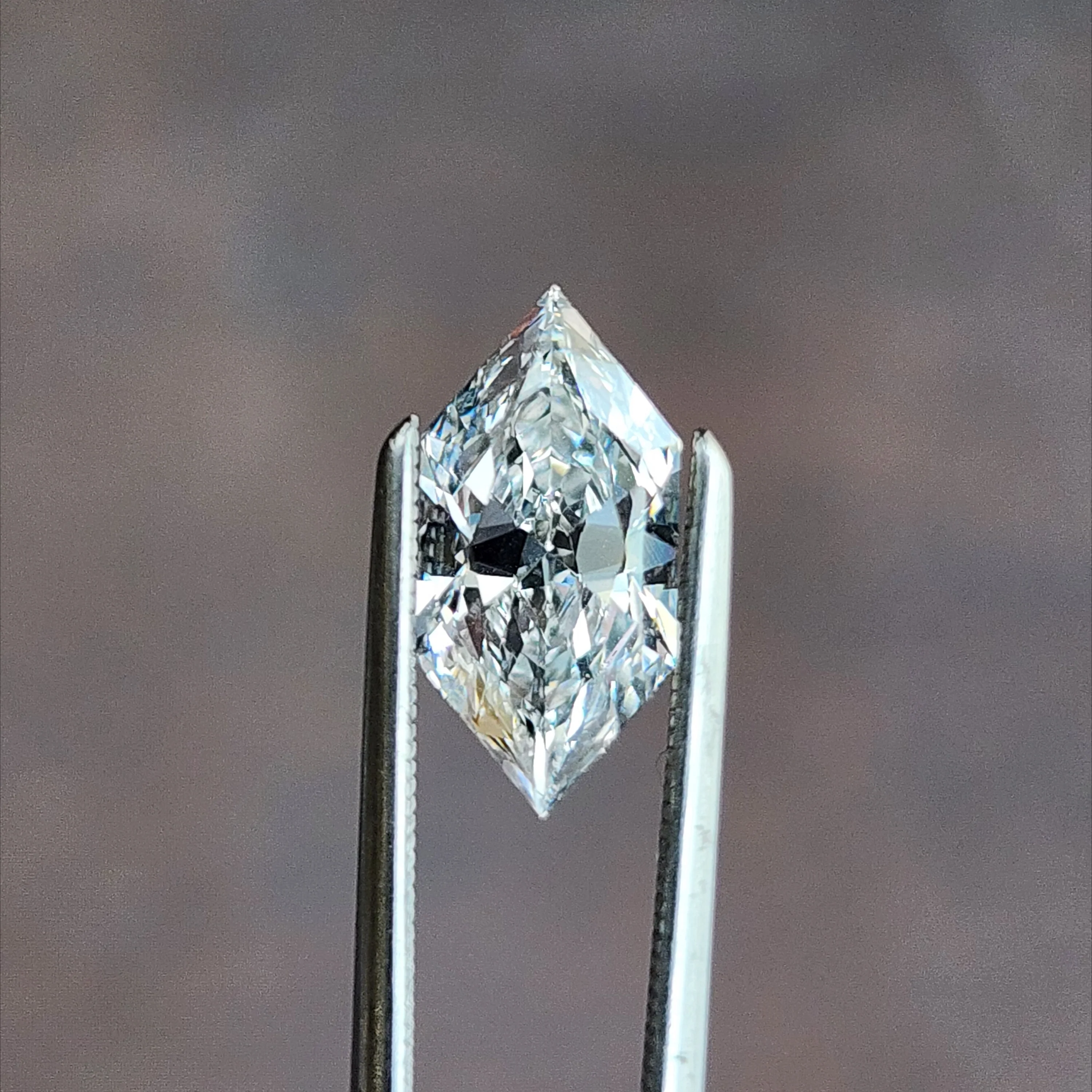 1.50ct Duchess Cut Elongated Hexagon Lab Diamond D/VVS2