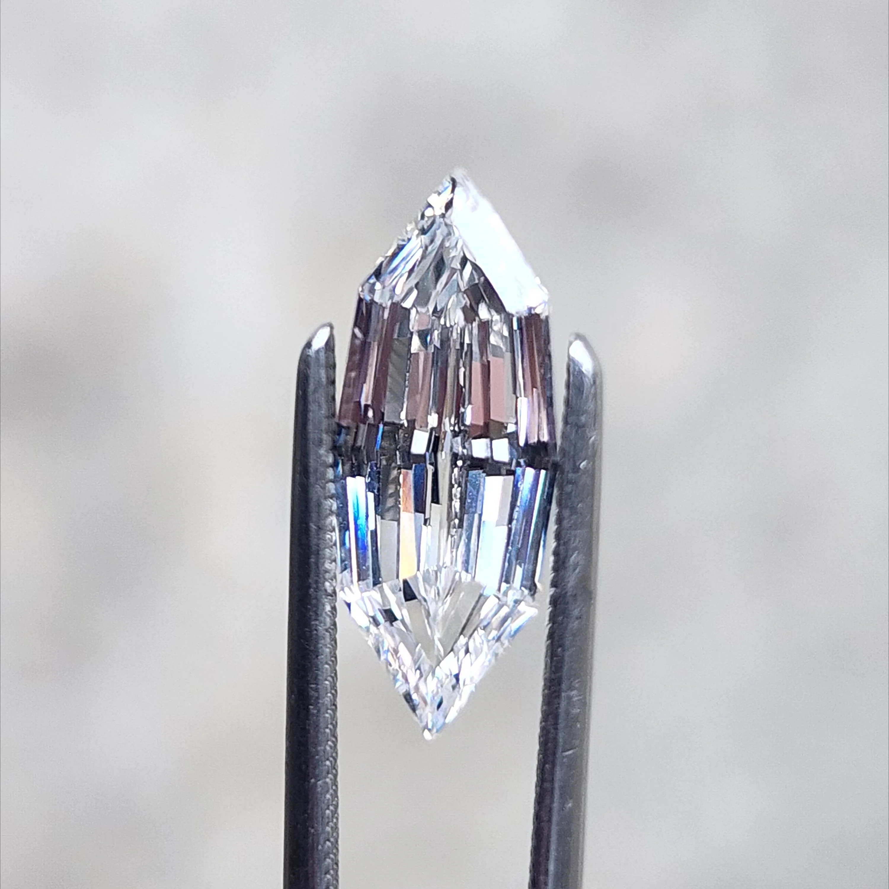 1.84ct Step Cut Marquise Lab Diamond DEF/VVS