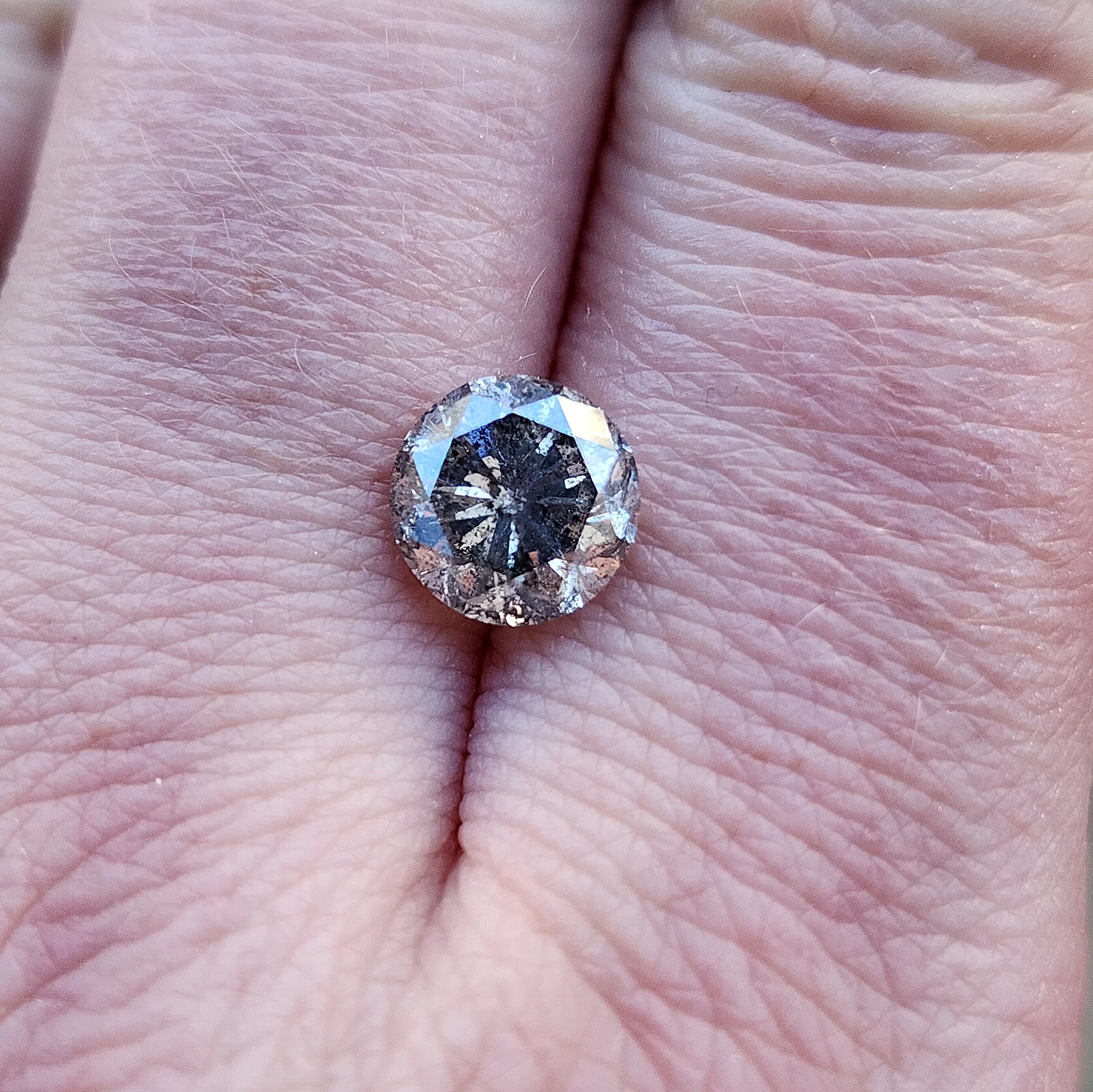 1.99ct Natural Salt & Pepper Diamond - Image 3
