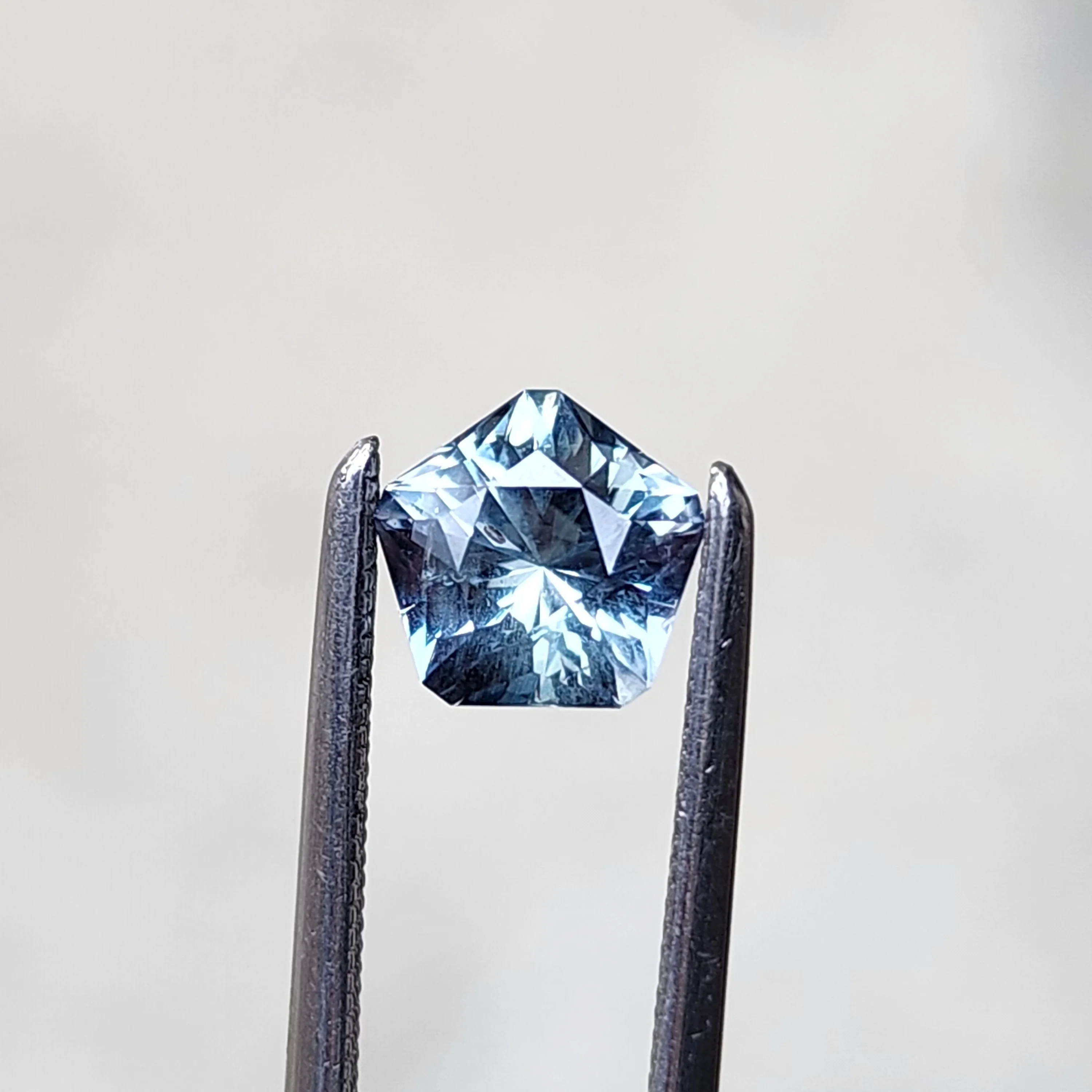 .88ct Natural Blue Green Montana Sapphire Pentagon