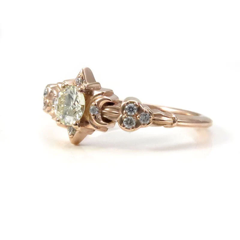 *Setting Only* Celestial Engagement Ring for Build your own Ring - Image 8