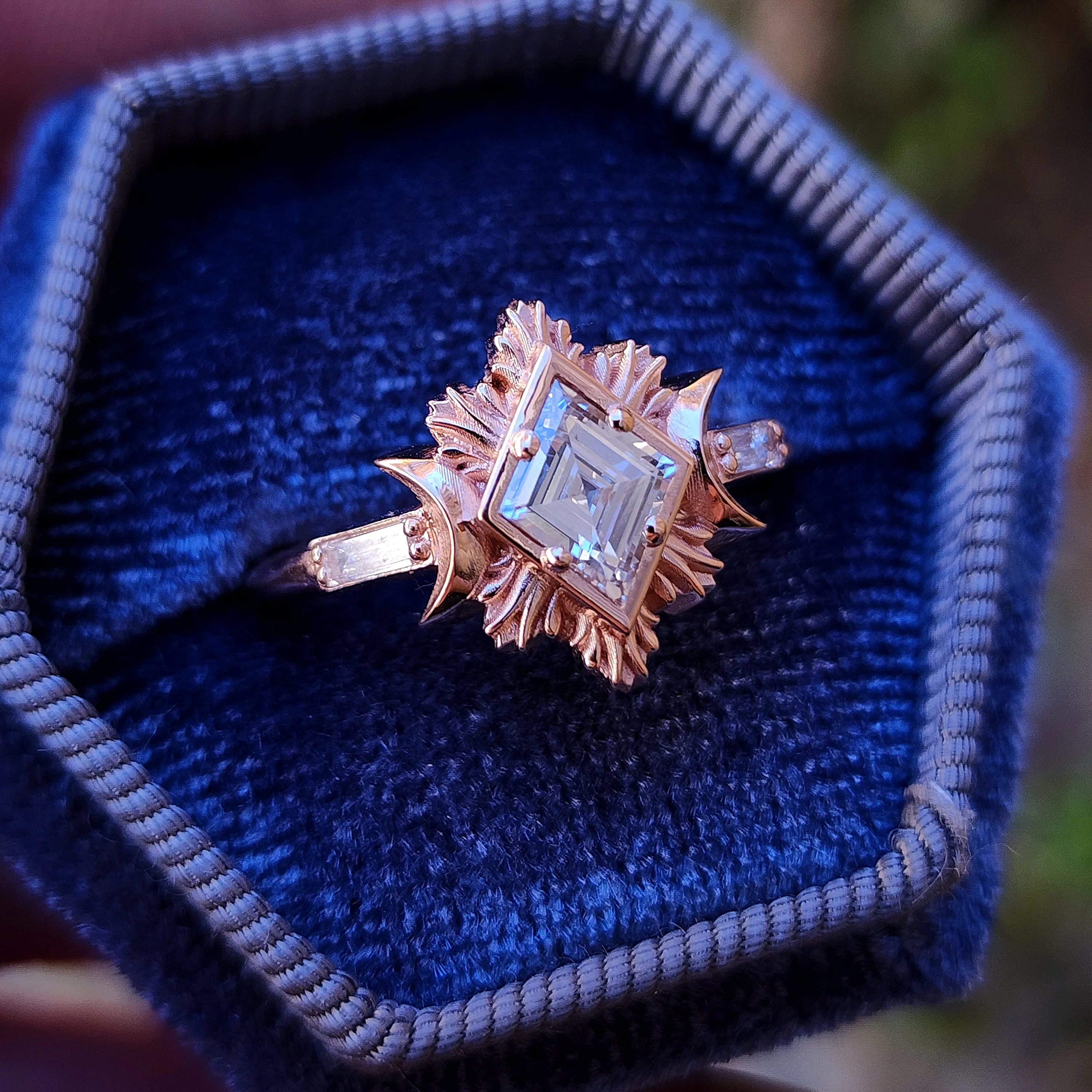 *Setting Only* Galactic Moon Fire for Build your own Ring - Image 2