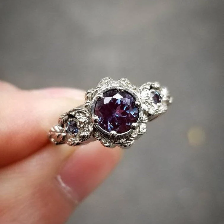 *Setting Only* Leafy Moon Ring for Build your own Ring - Image 8