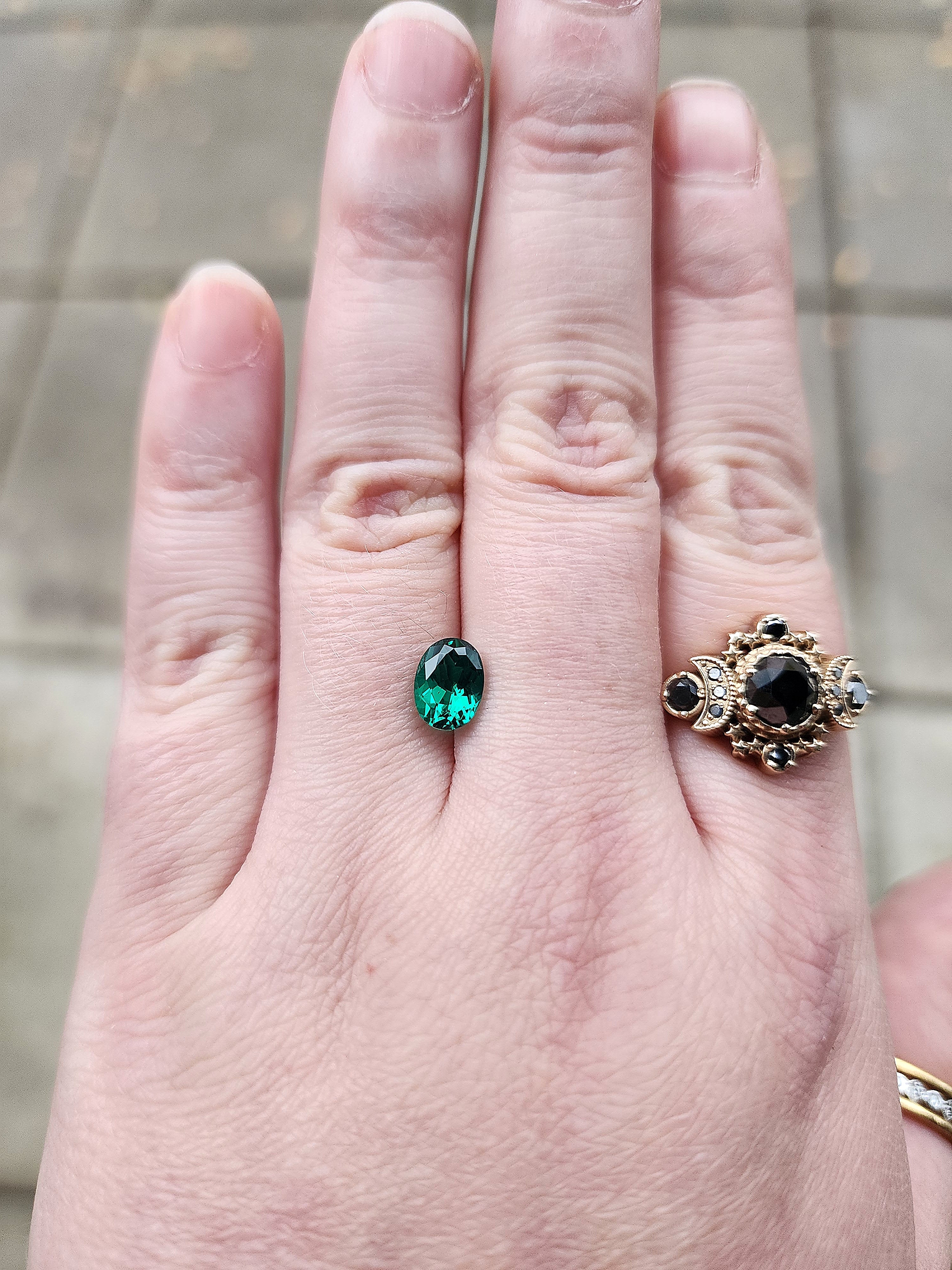 Oval Chatham Emerald - For Build Your Own Pieces - Image 3