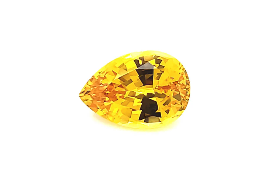 Pear Chatham Medium Yellow Sapphire - For Build Your Own Pieces