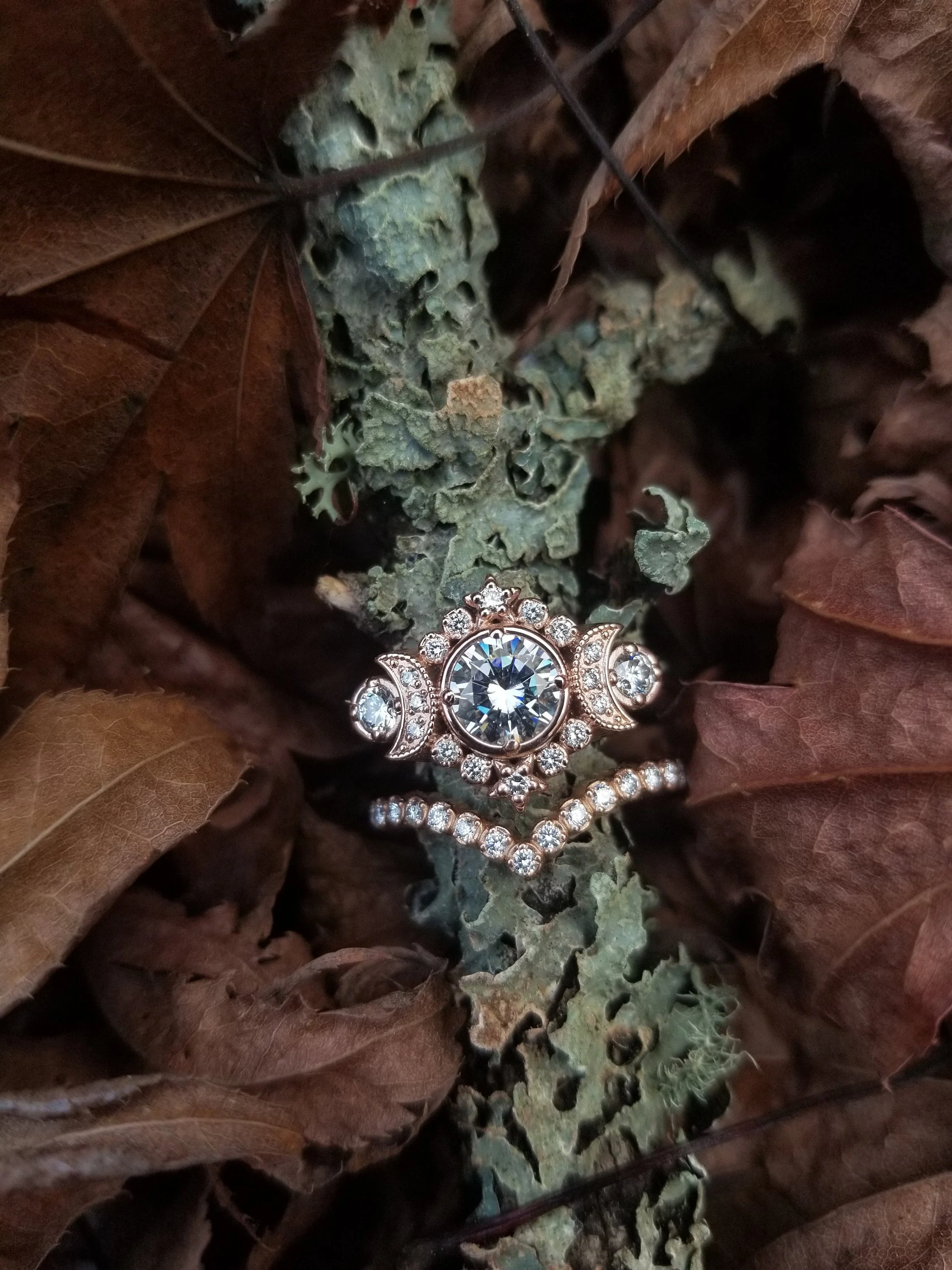 Pointed Pave Diamond Chevron Wedding Band - Architectural Fine Jewelry - Dainty Tiny Diamond Stacking Ring - Image 5